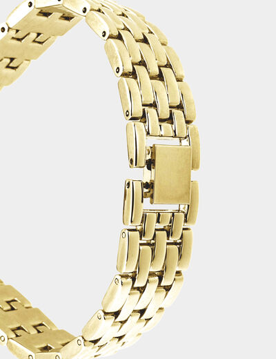 Montre jaune or femme