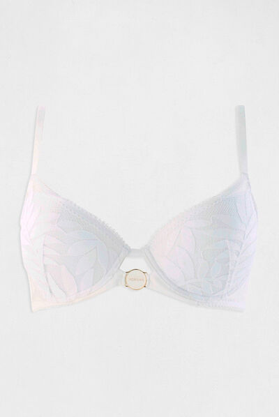 Soutien-gorge coques blanc femme
