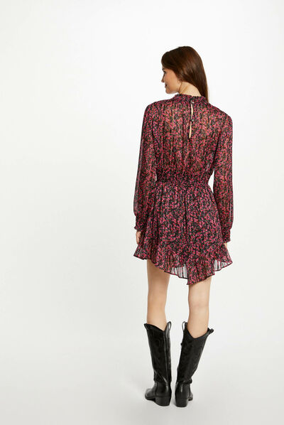 Robe cintrée imprimé floral multico femme
