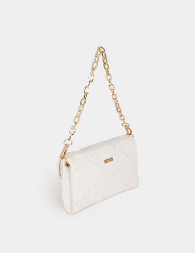 sac pochette a franges ivoire femme Sac pochette à franges ivoire femme