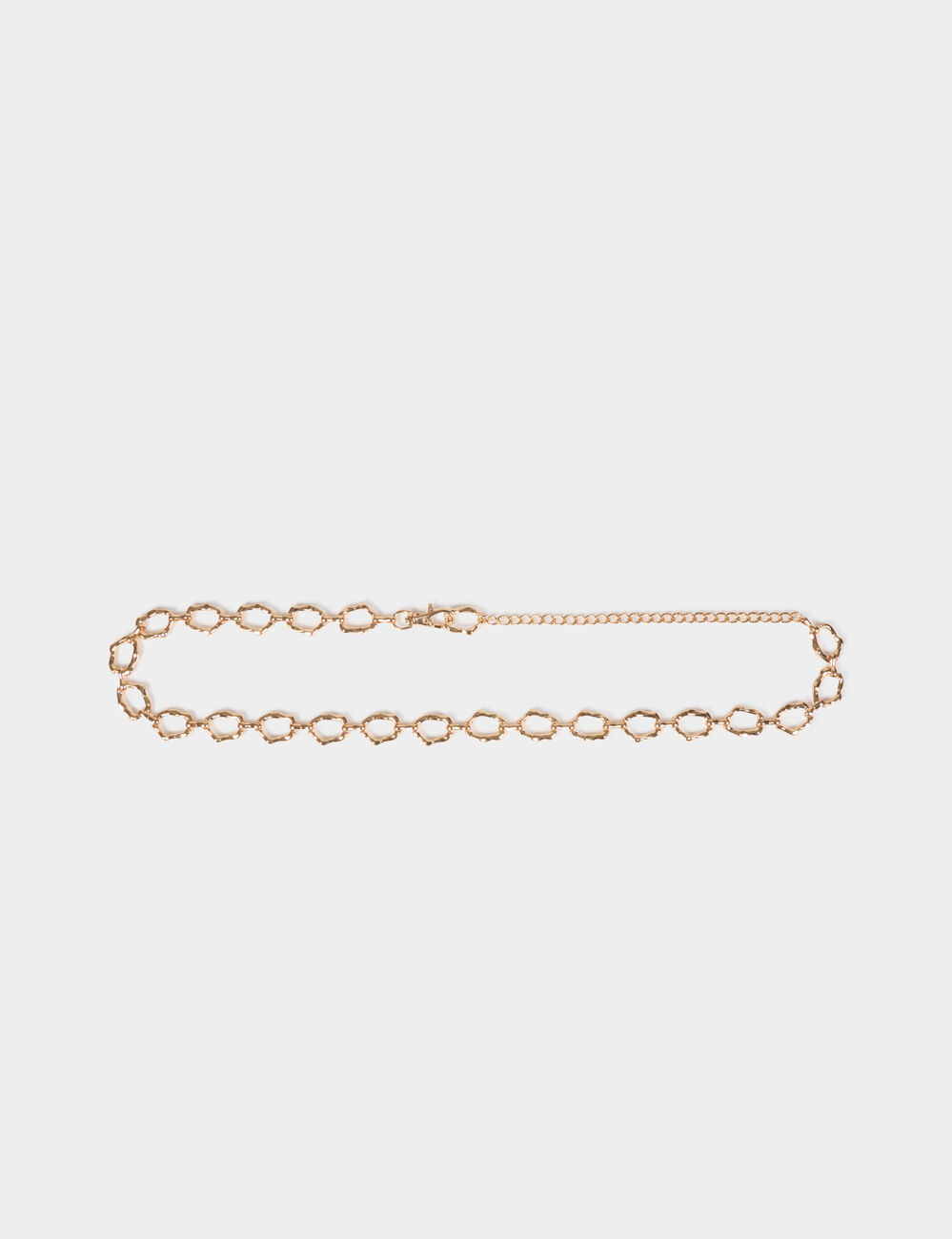 Ceinture chaîne jaune or femme