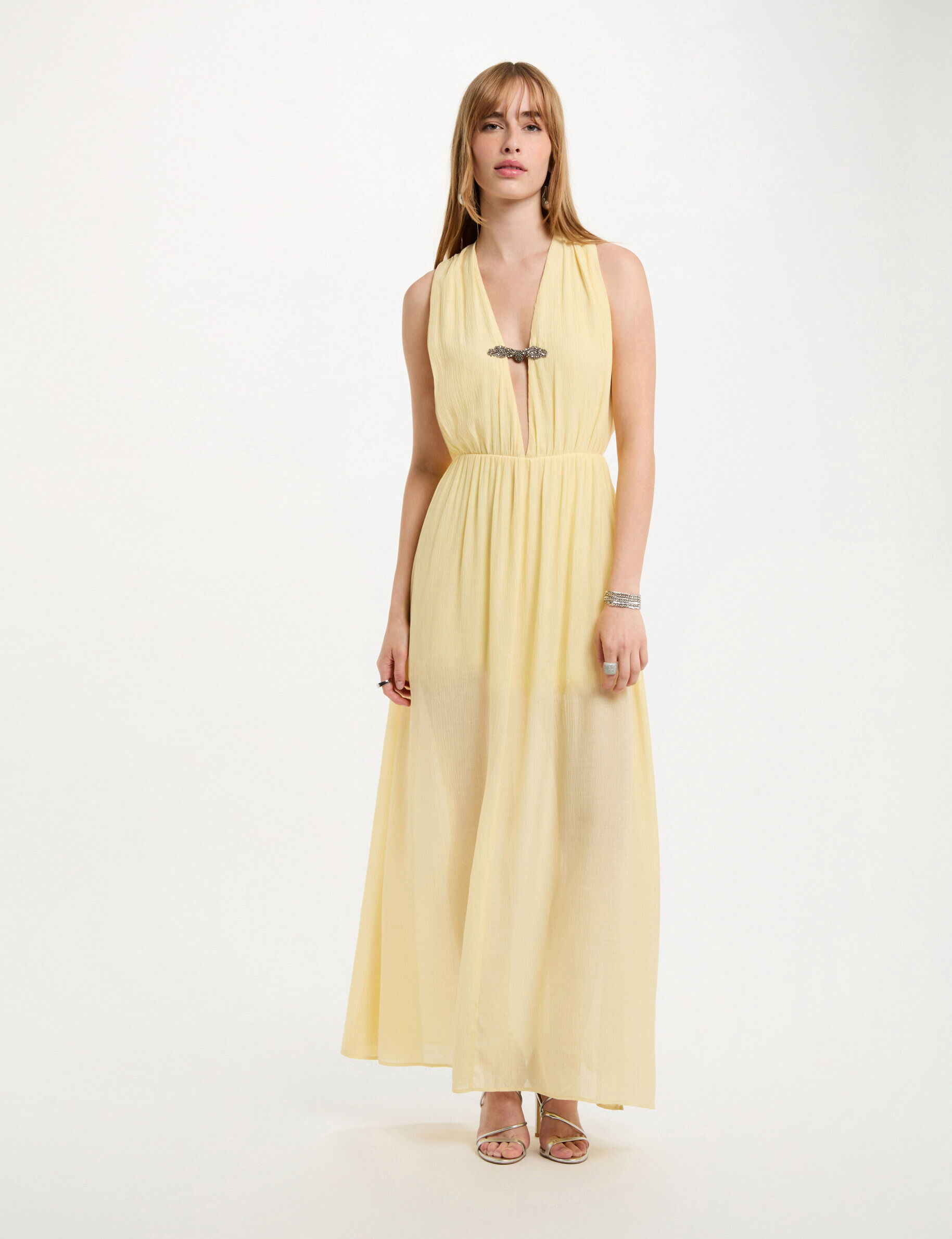 Robe longue droite - Morgan - Modalova