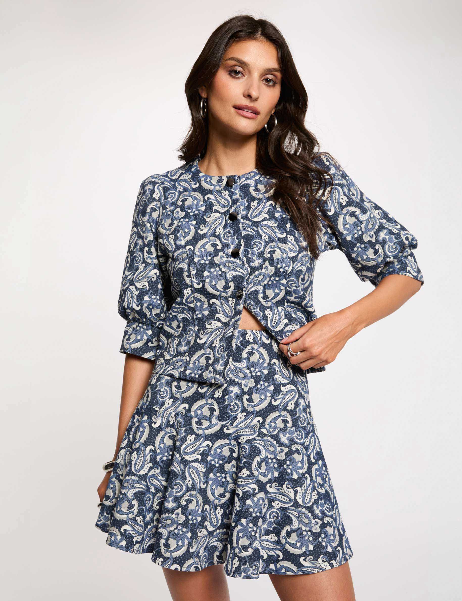 Jupe patineuse évasée femme