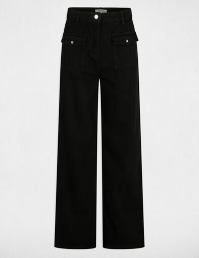 jeans large noir femme Jeans large noir femme