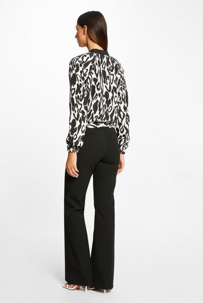 Blouson droit imprimé animalier multico femme