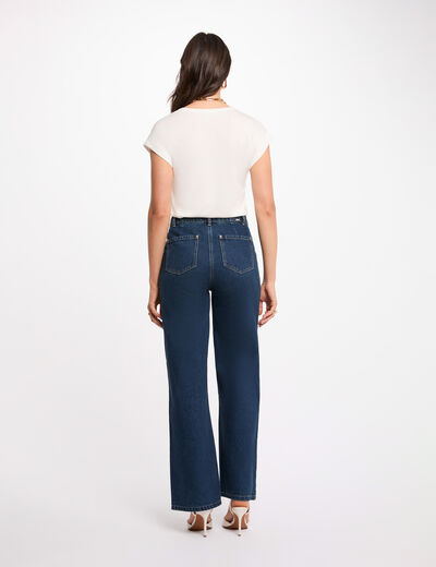 T-shirt manches courtes blanc femme