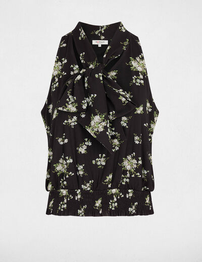 D&eacute;bardeur col lavalli&egrave;re multicolore femme