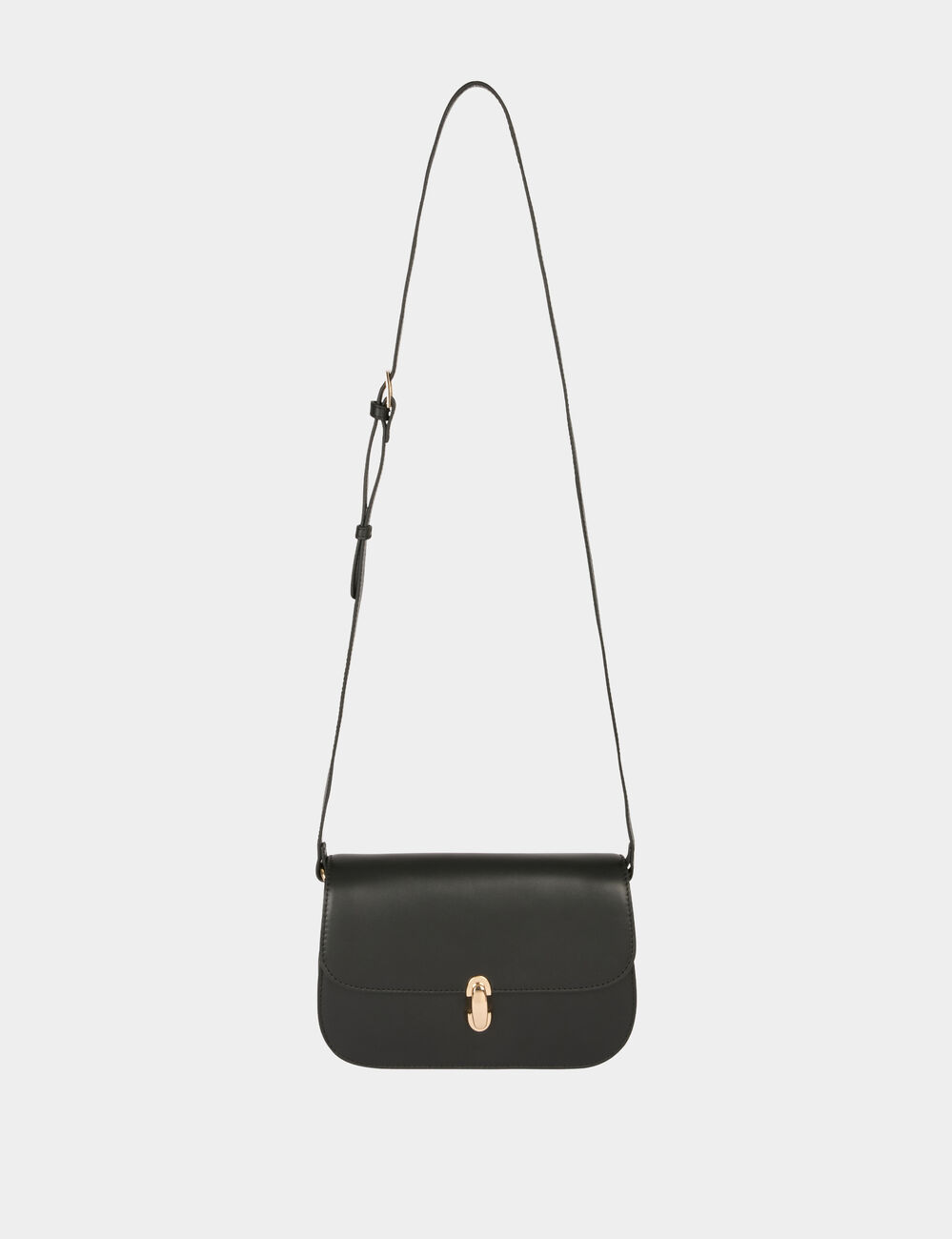 Sac bo&icirc;te bandouli&egrave;re noir femme