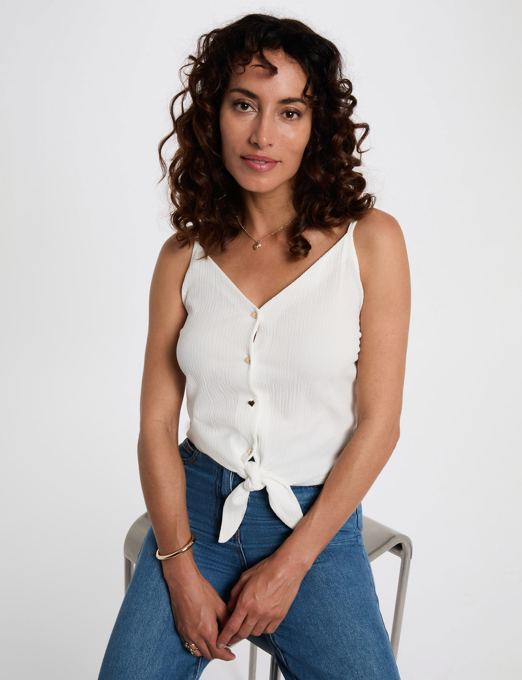 Débardeur bretelles fines - Morgan - Modalova