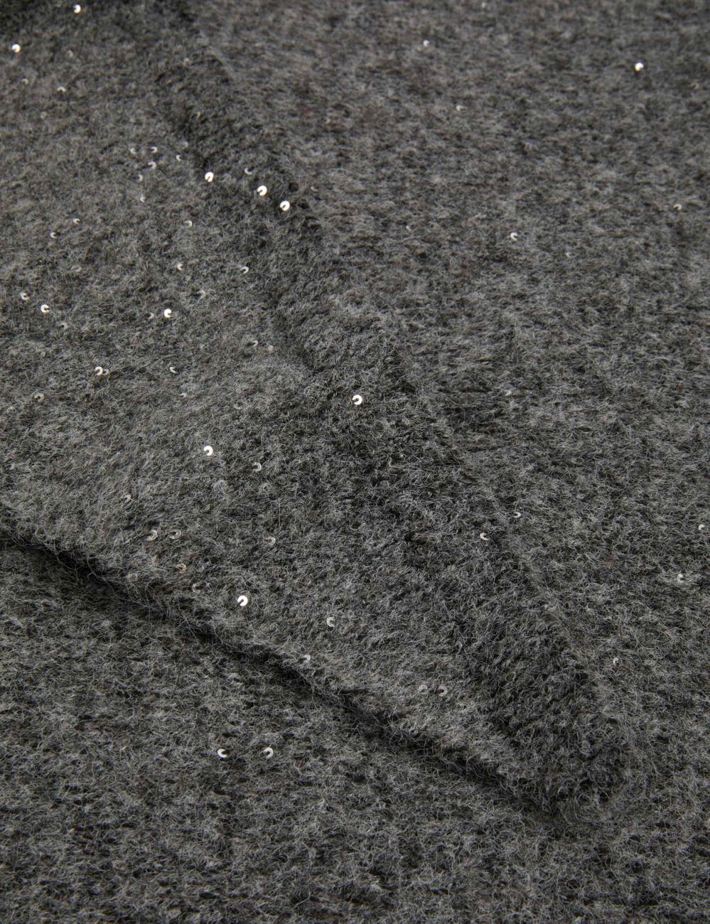 &Eacute;charpe triangle gris moyen femme