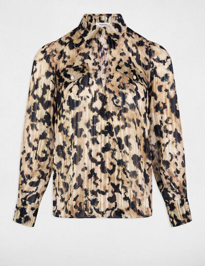 Blouse manches longues multico femme