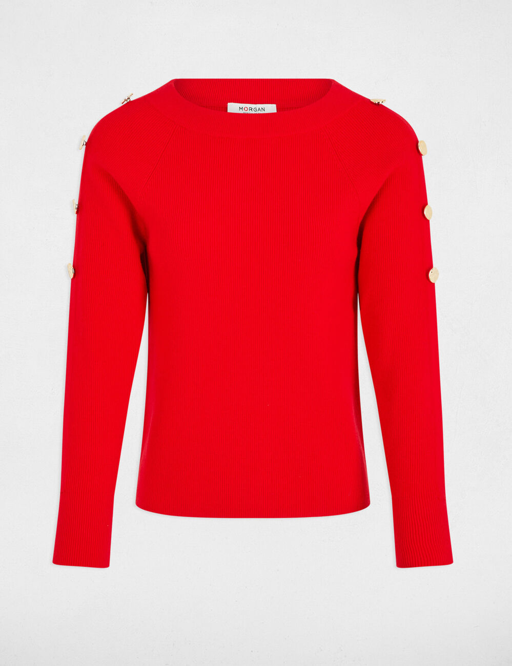 Pull col bateau noir femme | Morgan