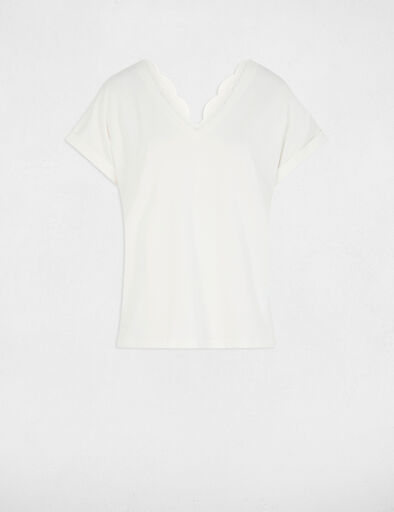 t shirt manches courtes blanc femme T-shirt manches courtes blanc femme