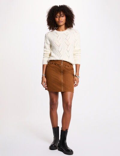 Jupe Longue Femme Duke London - Marron - Taille 8 - Coupe A - État Parfait