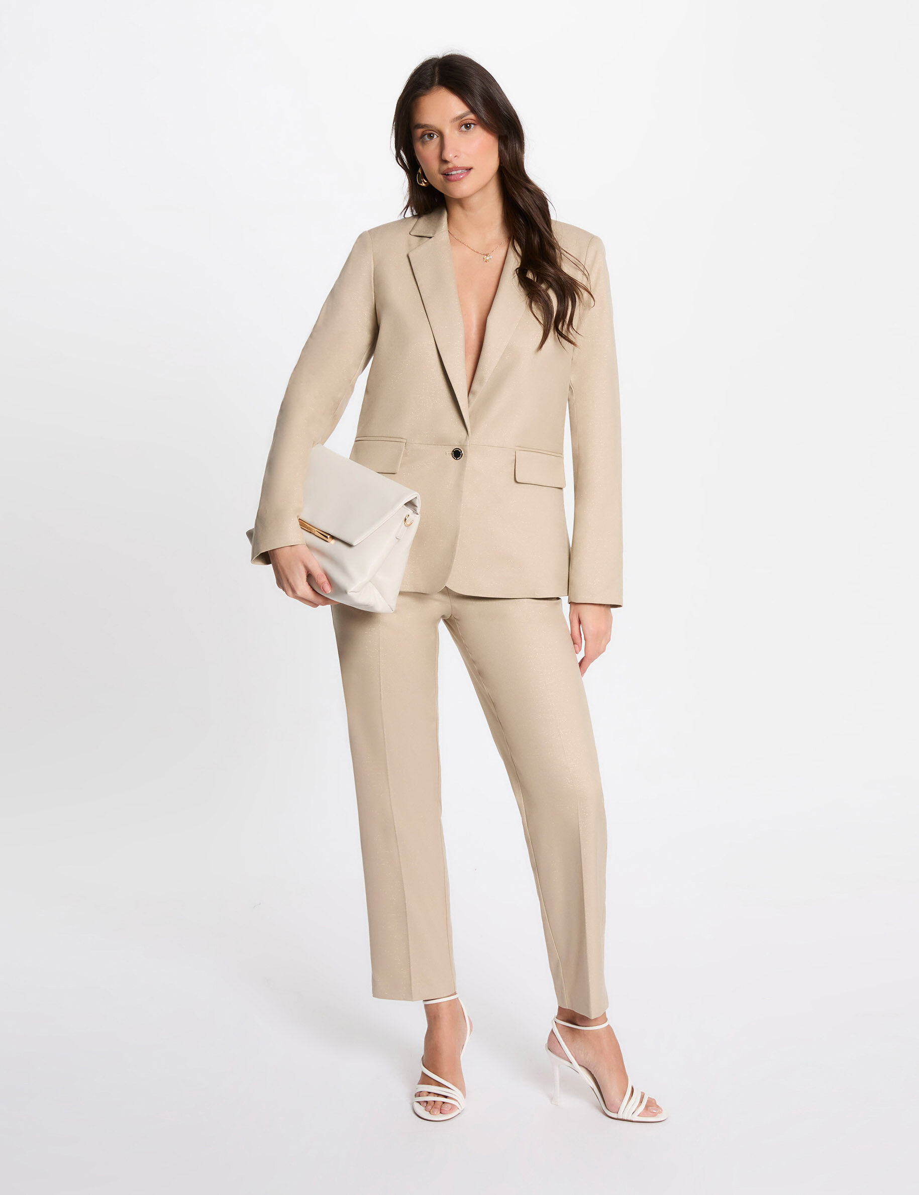 Blazer fils métallisés - Morgan - Modalova