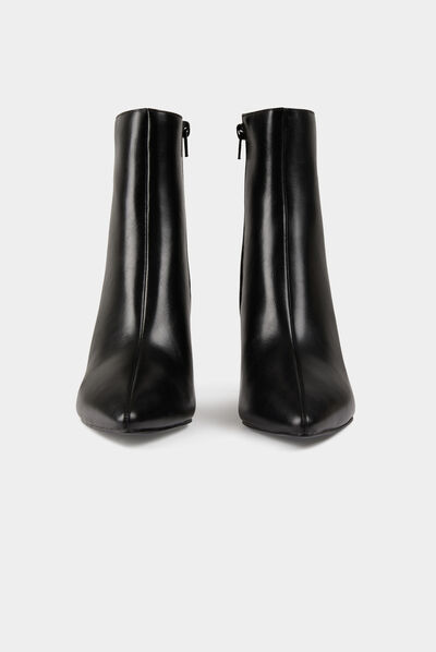 Bottines à talons aiguilles noir femme