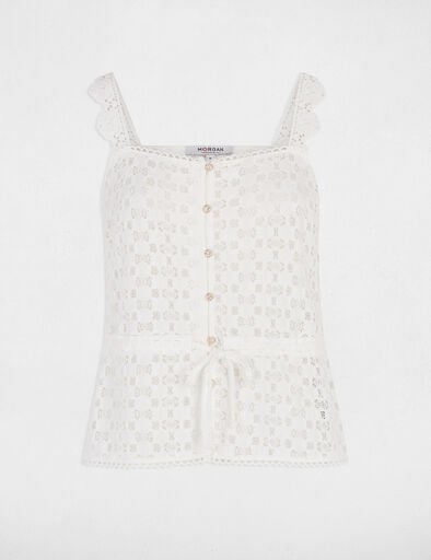 debardeur sans manches blanc femme Débardeur sans manches blanc femme