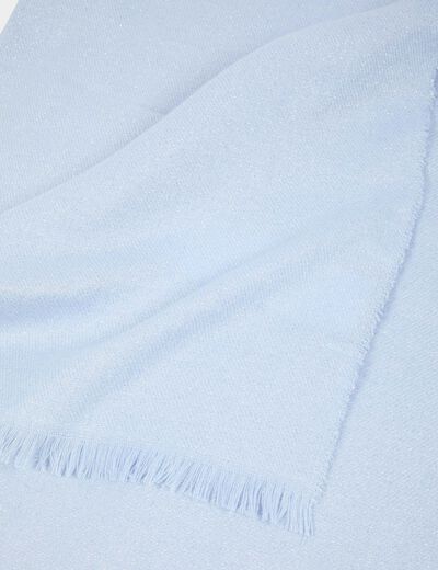 &Eacute;charpe bleu ciel femme