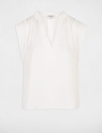Blouse Imprimée Morgan Taille S - Manches Courtes - Multicolore - Occasion En Parfait état - Comme Neuve
