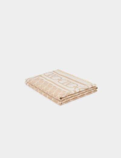 &Eacute;charpe monogramm&eacute;e multicolore femme