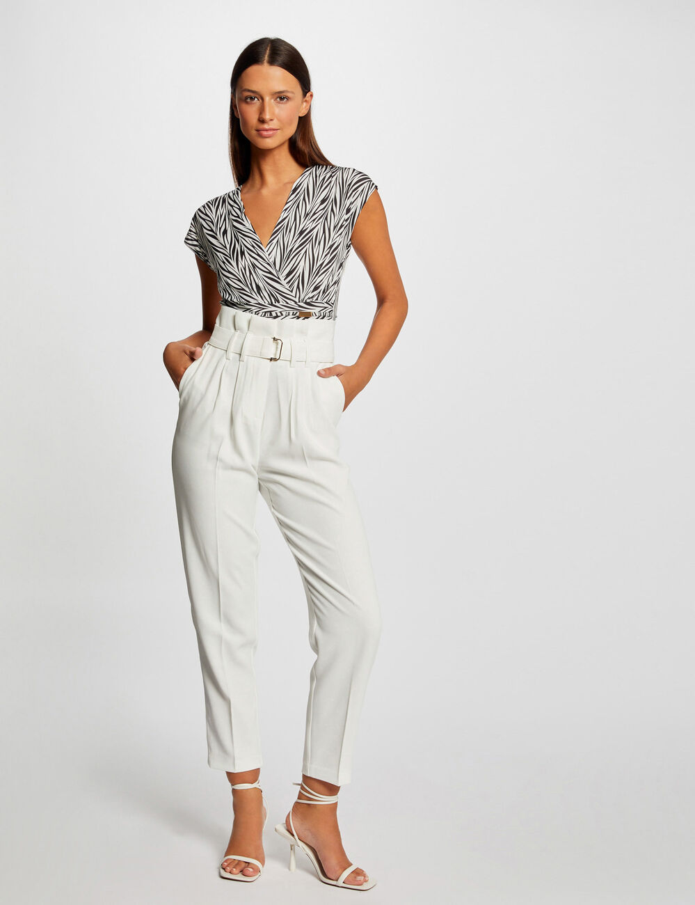 T-shirt manches courtes imprimé multico femme