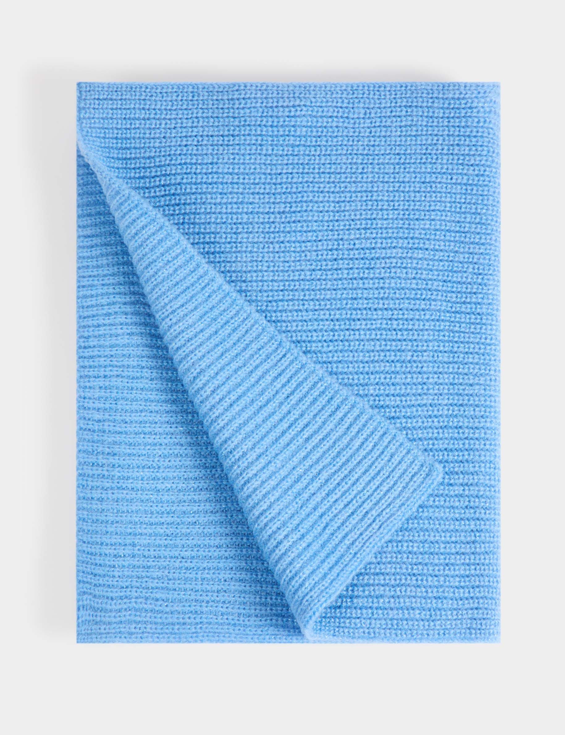 Écharpe tricotée femme