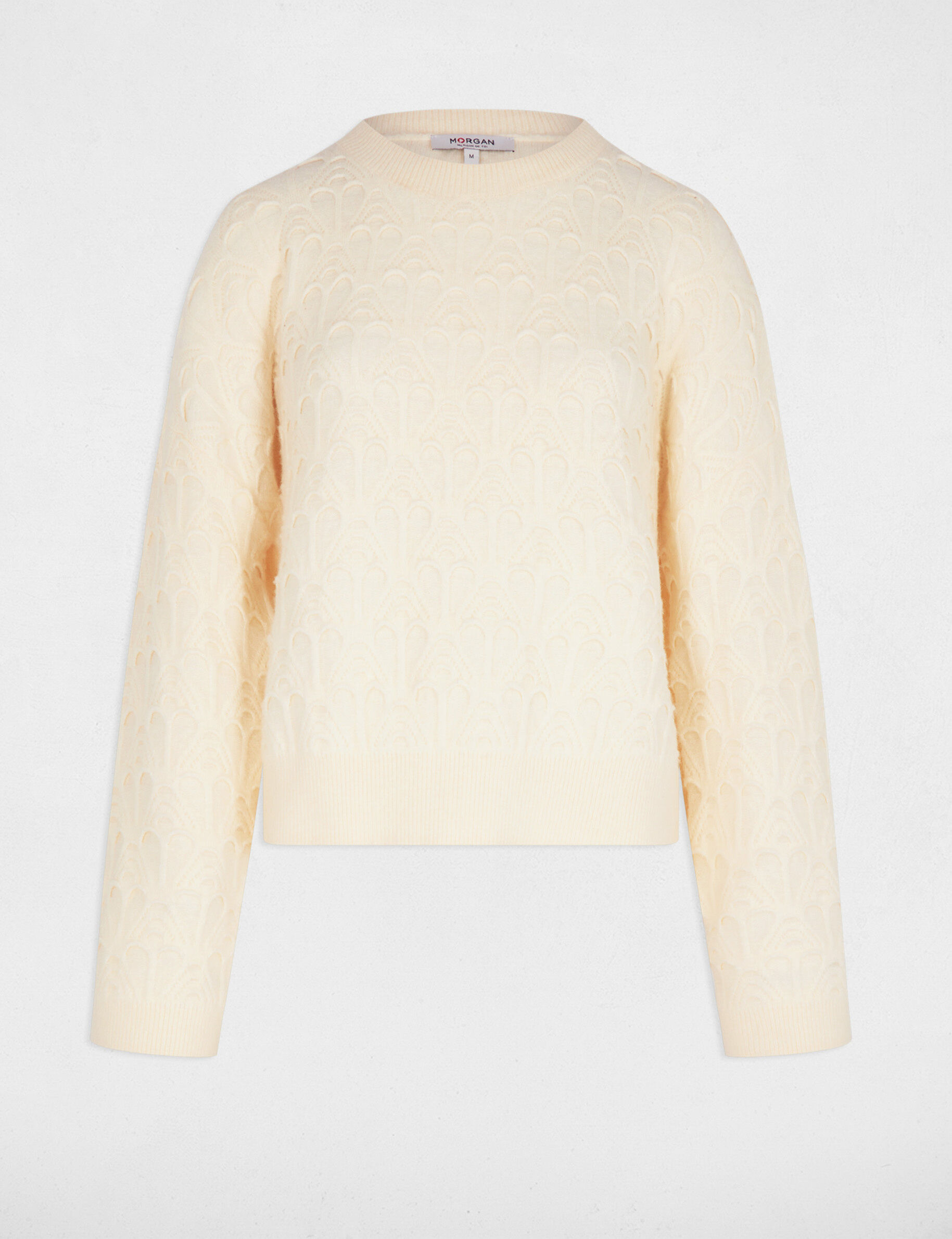 Pull femme Cachemire Marks & Spencer Autograph col rond Beige Cappuccino Taille 46 - XXL - Vêtements