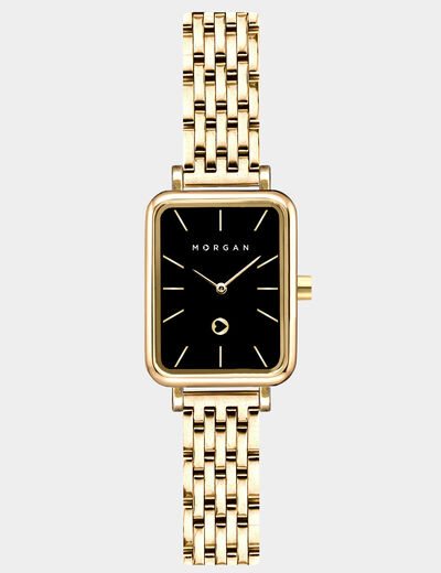 Montre jaune or femme