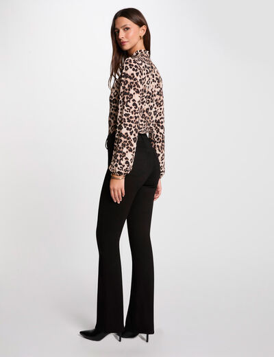 T-shirt manches longues multicolore femme