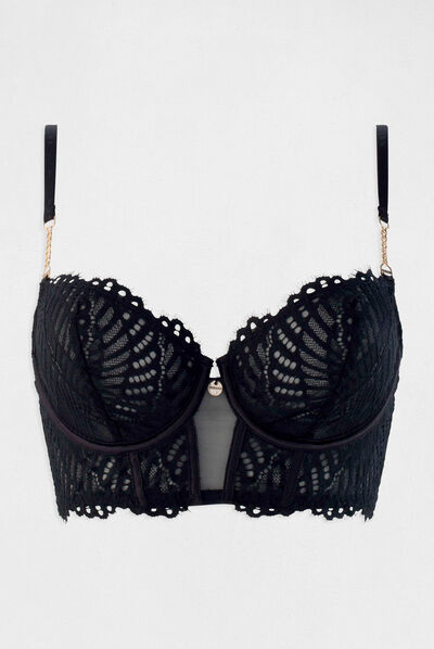 Soutien-gorge armatures noir femme