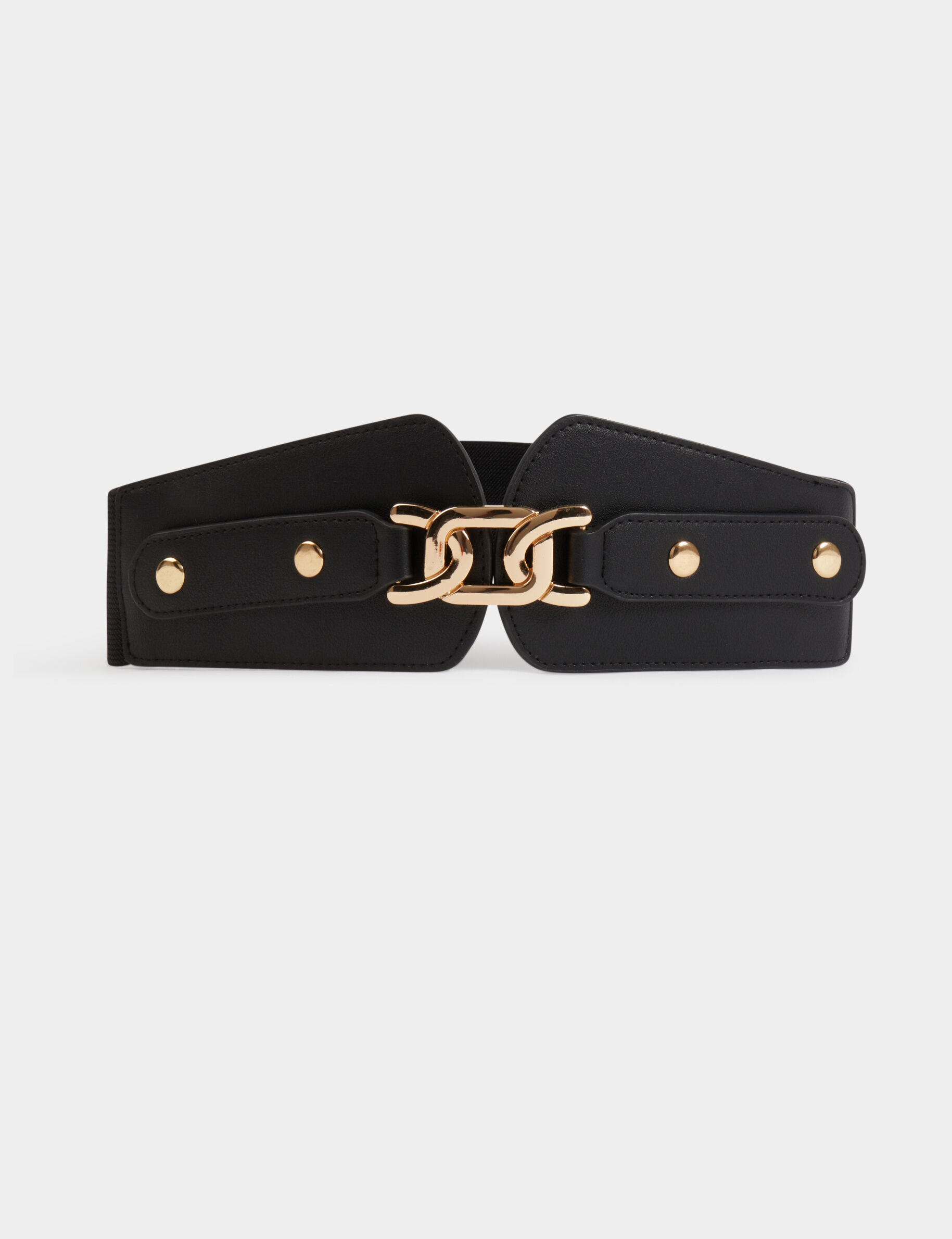 Ceinture large cloutée femme