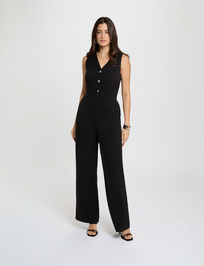 Combi-pantalon Noir MSCH - Taille L Fille - Neuf Avec étiquettes (étiqueté 85€)