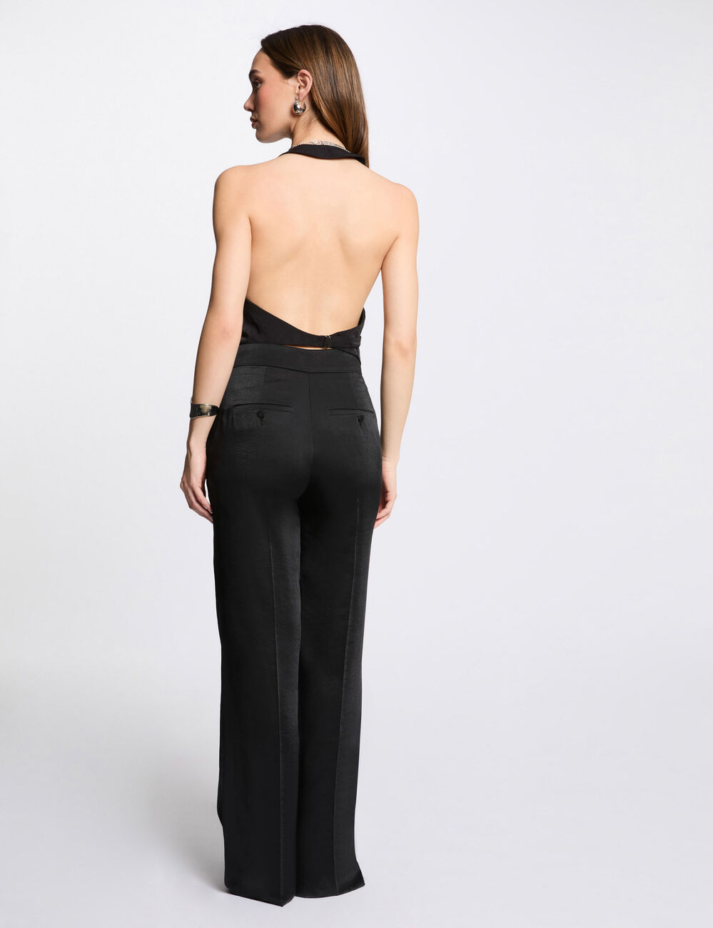 Gilet sans manches noir femme