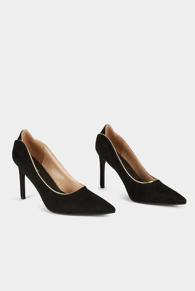 Escarpins à talons aiguilles noir femme