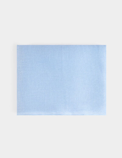 &Eacute;tole pliss&eacute;e m&eacute;tallis&eacute;e bleu femme