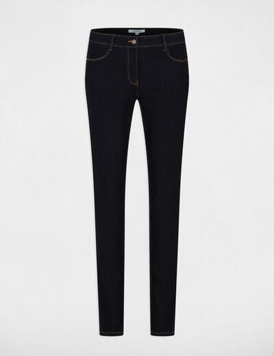 Jean skinny ajust&eacute; bleu femme