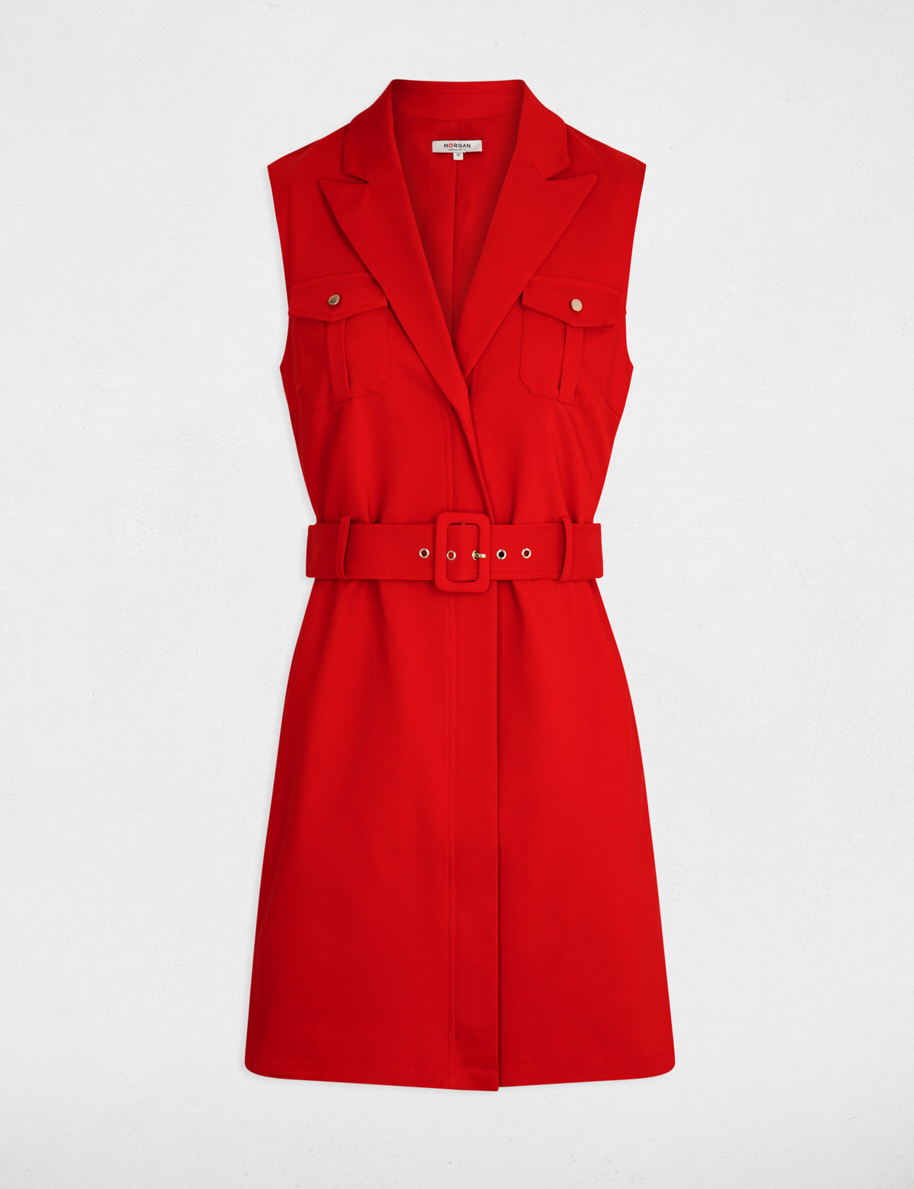 Robes Rouge Femme Morgan