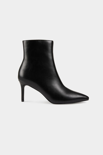 Bottines à talons aiguilles noir femme
