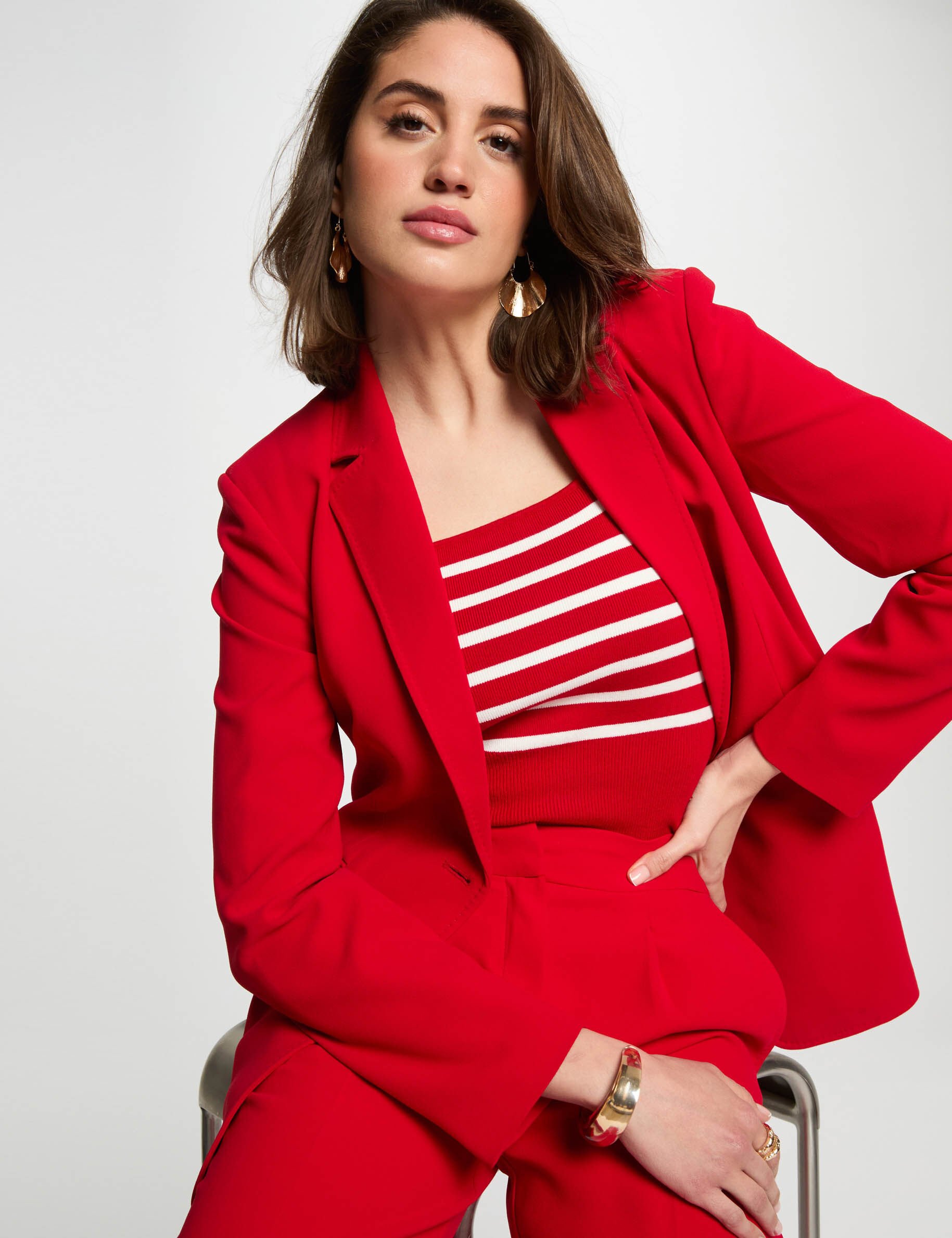 Blazer cintré boutonné - Morgan - Modalova