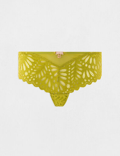 shorty en dentelle vert femme Shorty en dentelle vert femme