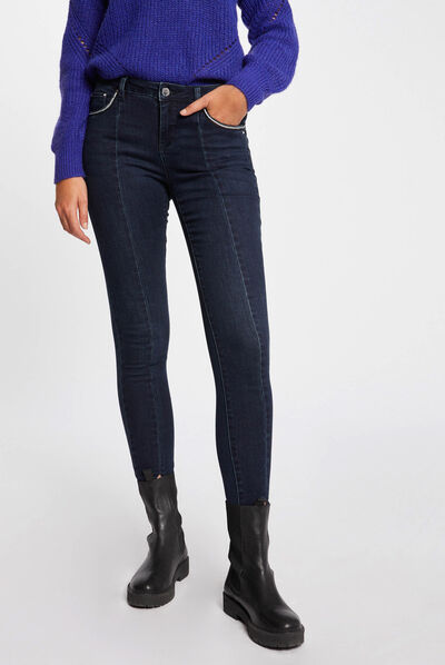 Jeans slim avec sequins jean stone femme