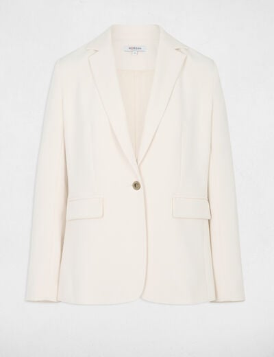 Veste blazer creme femme