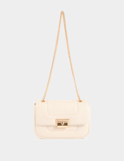 Sac pochette ivoire femme
