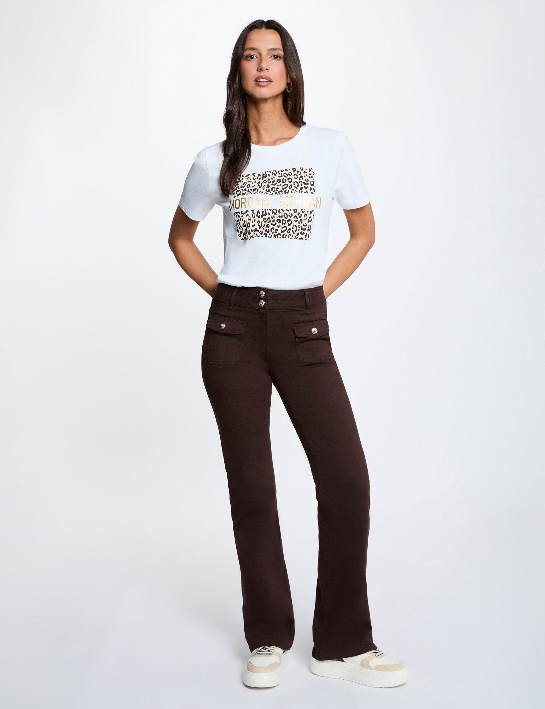 Pantalon bootcut femme
