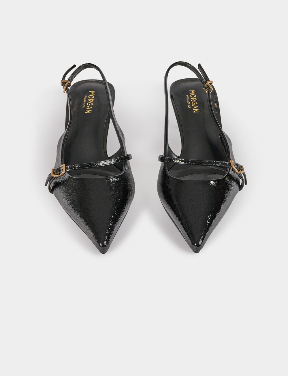 Escarpin slingback noir femme