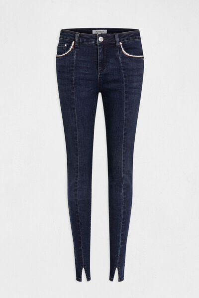 Jeans slim avec sequins jean stone femme