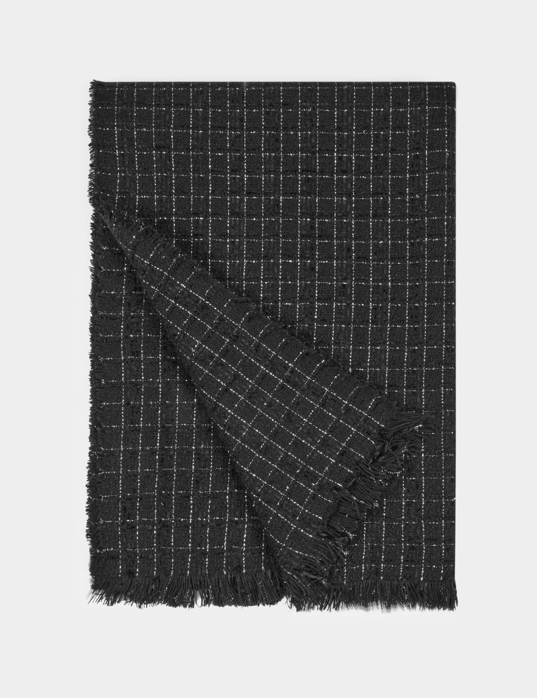 Écharpe tweed femme