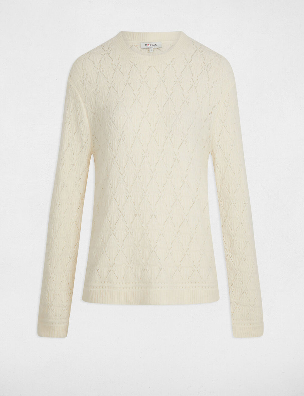 Pull rayé col rond fille (XXS-M