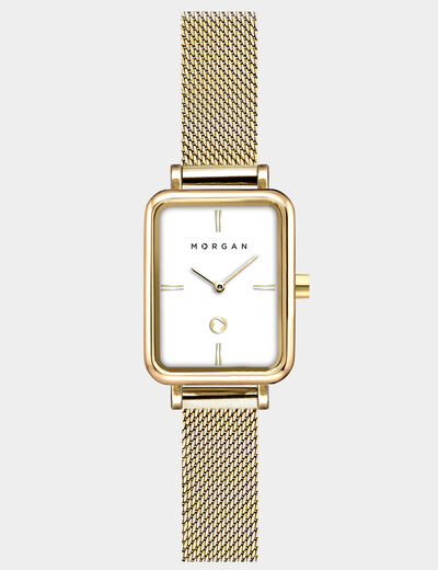 Montre jaune or femme