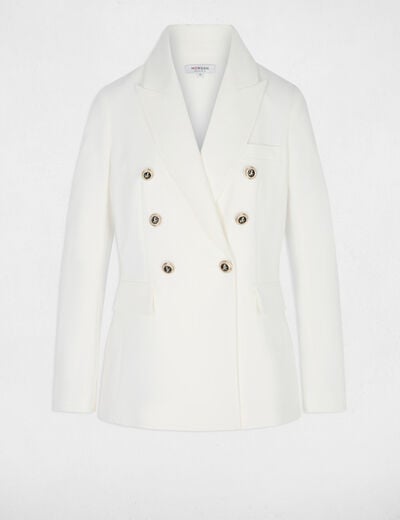 Blazer sans manches blanc femme